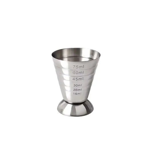 Doseur cocktail multi-mesure 75ml Inox sur fond blanc